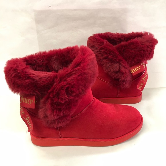 Juicy Couture JC-King red booties size 8 - Picture 5 of 12